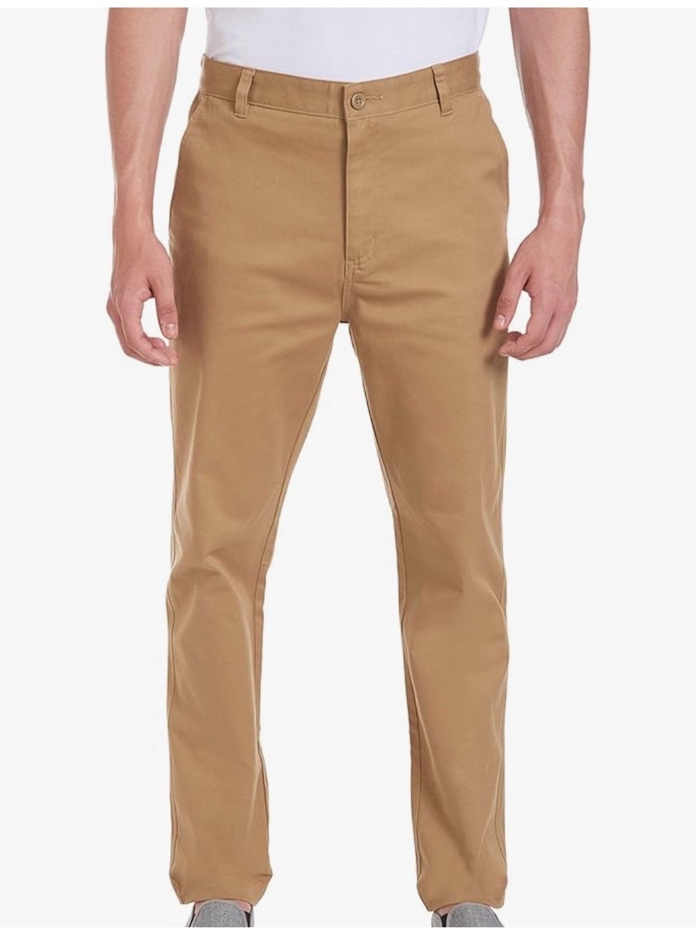 Nautica Straight Fit Chino Pants in Khaki
